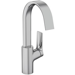 {{photo.Alt || photo.Description || 'Смеситель для раковины Hansgrohe Vivenis, однорычажный, 210 с поворотным изливом, со сливным гарнитуром, хром (75030000)'}}