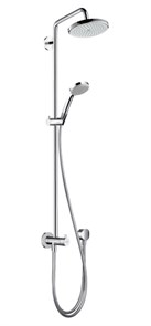 {{photo.Alt || photo.Description || 'Душевая система Hansgrohe Croma Showerpipe Reno, без смесителя, с поворотным держателем, хром (27224000)'}}