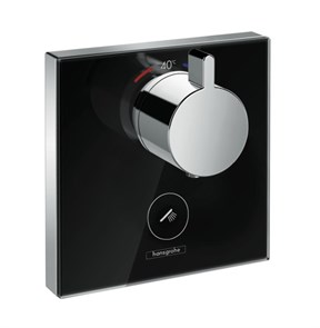 {{photo.Alt || photo.Description || 'Термостат ShowerSelect HighFlow с отдельным выводом для ручного душа, стеклянный, черный/хром (15735600)'}}