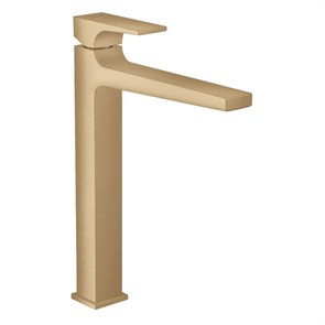 {{photo.Alt || photo.Description || 'Смеситель для раковины в форме таза 260, Metropol однорычажный, с рычаговой рукояткой, со сливным клапаном Push-Open, шлифованная бронза 32512140'}}