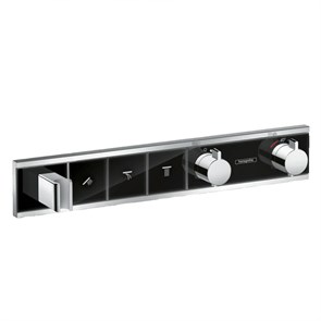 {{photo.Alt || photo.Description || 'RainSelectТермостат для душа на 3 потребителя, черный/хром'}}