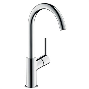 {{photo.Alt || photo.Description || 'Смеситель Hansgrohe Talis для раковины, однорычажный, поворотный излив 120°, хром (32084000)'}}