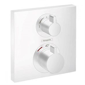 {{photo.Alt || photo.Description || 'Ecostat Square Термостат, скрытого монтажа, для 2 потребителей, белый матовый'}}