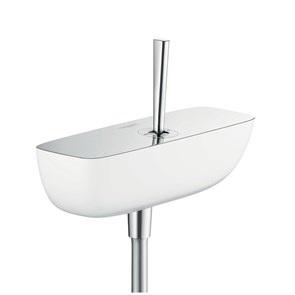 {{photo.Alt || photo.Description || 'Смеситель для душа Hansgrohe PuraVida, однорычажный, белый/хром'}}