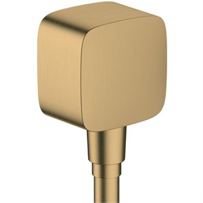 {{photo.Alt || photo.Description || 'Шланговое подсоединение Hansgrohe Fixfit c защитой от обратного тока воды, шлифованная бронза (26457140)'}}