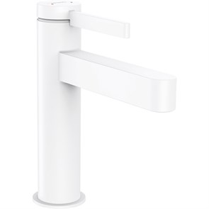 {{photo.Alt || photo.Description || 'Смеситель для раковины Hansgrohe Finoris с донным клапаном, керамический картридж, белый матовый (76023700)'}}