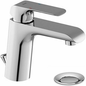 {{photo.Alt || photo.Description || 'Смеситель для раковины Ravak Flat FL 013.00 с донным клапаном, керамический картридж, хром (X070117)'}}