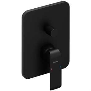 {{photo.Alt || photo.Description || 'Смеситель для душа Ravak Flat FL 065.20 внешняя часть, керамический картридж, черный матовый (X070179)'}}