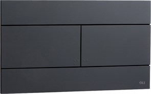 Кнопка смыва OLI SLIM механическая, двойная , пластик, черная (CG23000886040) CG23000886040