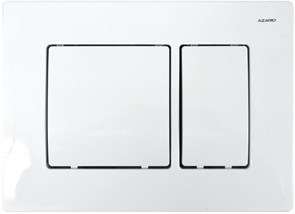 {{photo.Alt || photo.Description || 'Кнопка смыва Azario двойная, белый (AZ-8200-0032)'}}