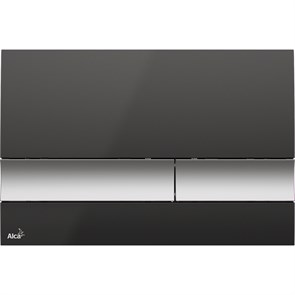 {{photo.Alt || photo.Description || 'Кнопка смыва Alcadrain, Черная/хром-матовая (M1728-2)'}}