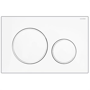 {{photo.Alt || photo.Description || 'Кнопка смыва AZARIO NEW двойная, пластик, белый глянцевый (AZ-017.01)'}}