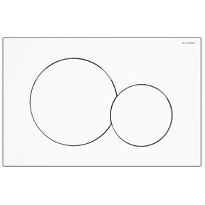 {{photo.Alt || photo.Description || 'Кнопка смыва AZARIO NEW двойная, пластик, белый глянцевый (AZ-010.01)'}}