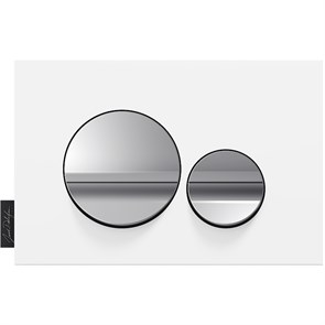 {{photo.Alt || photo.Description || 'Клавиша двойного смыва Jacob Delafon хром глянцевый/белая матовая (E20859-CP-MWH)'}}