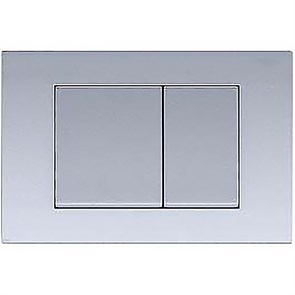 {{photo.Alt || photo.Description || 'Кнопка смыва AZARIO FORTE двойная, квадратная, пластик, хром матовый (AZ-100-021F)'}}