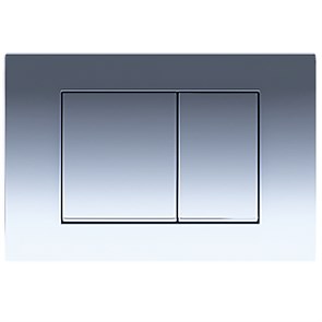 {{photo.Alt || photo.Description || 'Кнопка смыва AZARIO FORTE двойная, квадратная, пластик, хром глянцевый (AZ-100-020F)'}}