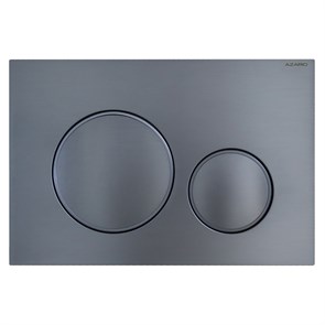 {{photo.Alt || photo.Description || 'Клавиша смыва AZARIO NEW двойная, круглые кнопки, пластик, оружейная сталь матовый (AZ-017.08)'}}