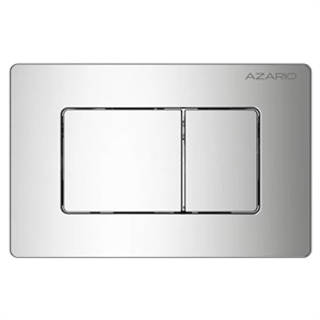 {{photo.Alt || photo.Description || 'Кнопка смыва AZARIO NEW-TS механическая, двойной смыв, квадратные кнопки, нержавеющая сталь 304, хром (AZ-SS-003-CH)'}}