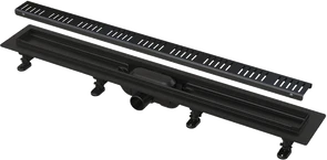 {{photo.Alt || photo.Description || 'APZ10BLACK-650M Simple Водоотводящий желоб с порогами для перф решетки, черный мат замена на AG101101650'}}