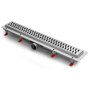 {{photo.Alt || photo.Description || 'Водоотводящий пластиковый желоб AZARIO D40(боковой слив) с решеткой Harmony 850 мм'}}