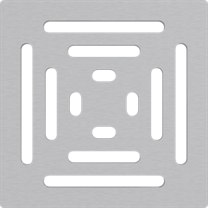 {{photo.Alt || photo.Description || 'MPV012 Дизайновая решетка для cливных трапов из нержавеющей стали 102×102 мм'}}