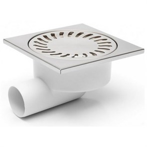 {{photo.Alt || photo.Description || 'Трап пластиковый AZARIO DN50/95 (боковой слив) с нерж.решеткой 15х15см НЕПТУН'}}