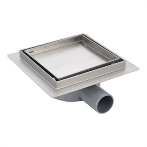 {{photo.Alt || photo.Description || 'Трап для душа AZARIO металлический 360° 150*150 под плитку горизонтальный выпуск'}}