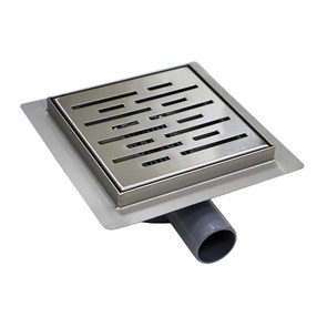 {{photo.Alt || photo.Description || 'Трап для душа AZARIO металлический 360° 150*150 горизонтальный выпуск'}}