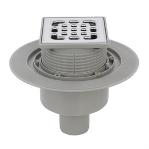 {{photo.Alt || photo.Description || 'Трап для душа AZARIO  100*100 с металлической решеткой вертикальный выпуск'}}