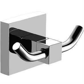 {{photo.Alt || photo.Description || 'Крючок двойной AZARIO RINA, хром (AZ-87005B)'}}