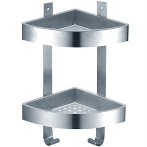 {{photo.Alt || photo.Description || 'Полка угловая двухэтажная Azario подвесная, хром матовый (AZ-833-2)'}}