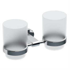 {{photo.Alt || photo.Description || 'Стакан для зубных щеток Ravak Chrome CR 220.00 двойной, хром (X07P189)'}}