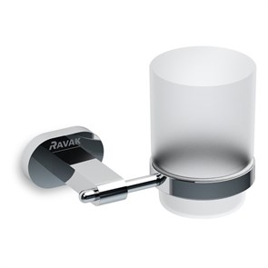 {{photo.Alt || photo.Description || 'Стакан для зубных щеток с держателем Ravak Chrome CR 210.00 хром (X07P188)'}}