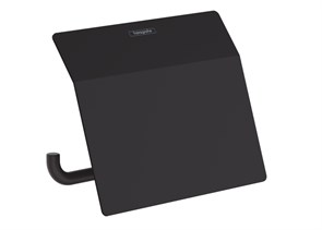 {{photo.Alt || photo.Description || 'Держатель туалетной бумаги с крышкой Hansgrohe AddStoris, матовый чёрный (41753670)'}}