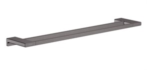 {{photo.Alt || photo.Description || 'Полотенцедержатель двойной Hansgrohe AddStoris 648 мм, шлифованный чёрный хром (41743340)'}}