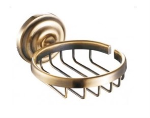 {{photo.Alt || photo.Description || 'Мыльница решетка Fixsen Retro круг, бронза (FX-83809A)'}}