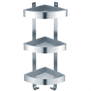 {{photo.Alt || photo.Description || 'Полка угловая Azario трехэтажная, хром матовый (AZ-833-3)'}}