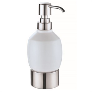 {{photo.Alt || photo.Description || 'FORNY Дозатор жидкого мыла керамический настольный, хром'}}