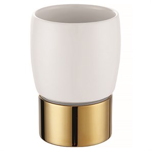 {{photo.Alt || photo.Description || 'ELVIA Стакан керамический настольный, золото'}}