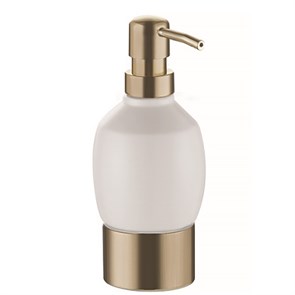 {{photo.Alt || photo.Description || 'ELVIA Дозатор жидкого мыла керамический настольный, бронза'}}