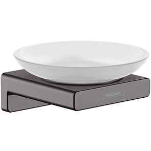 {{photo.Alt || photo.Description || 'Мыльница Hansgrohe AddStoris шлифованный черный хром (41746340)'}}