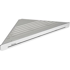 {{photo.Alt || photo.Description || 'Металлическая полка Ravak Slim C угловая, Сатин Хром (X07P578)'}}