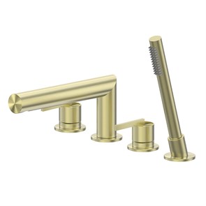 {{photo.Alt || photo.Description || 'Смеситель ABBER Perfekte 316 AF8A13BG на борт ванны с лейкой, брашированное светлое золото'}}