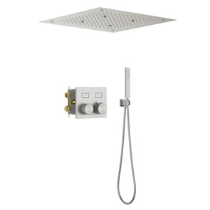 Душевая система встроенная с термостатом Timo Petruma никель (SX-5209/13SM) SX-5209/13SM