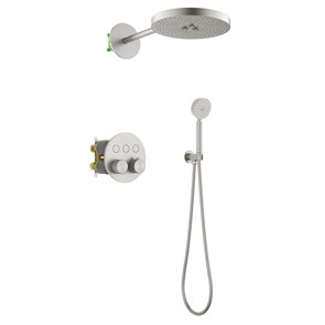 Душевая система встроенная с термостатом Timo Saona никель (SX-2308/13SM) SX-2308/13SM