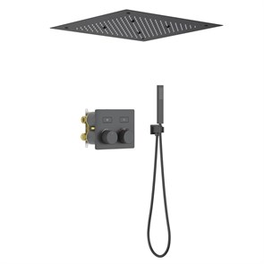 Душевая система встроенная с термостатом Timo Petruma черный (SX-5209/03SM) SX-5209/03SM