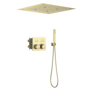 Душевая система встроенная с термостатом Timo Petruma золото матовое (SX-5209/17SM) SX-5209/17SM