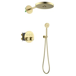 Душевая система встроенная с термостатом Timo Saona золото матовое (SX-2308/17SM) SX-2308/17SM
