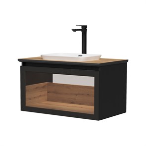 {{photo.Alt || photo.Description || 'Тумба под раковину EQUIL Strong 80, подвесная, 1 ящ., дуб черный/дуб эвок (под раковину Е408D) (tpSTRONG80.1Y-35.36)'}}