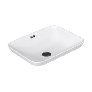 Раковина мебельная EQUIL полувкладная белая (Е408D) Е408D EQUIL